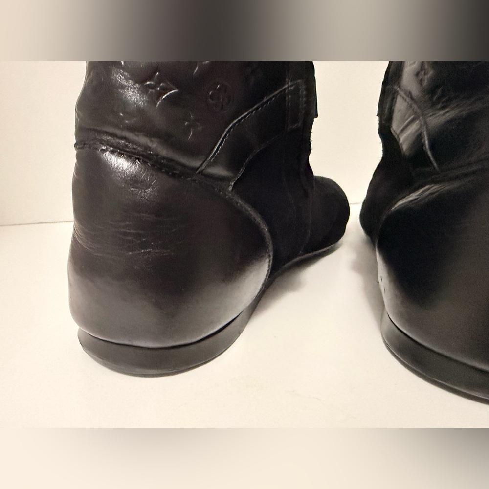 Authentic Louis Vuitton Beverly Hills Sneaker Boot Black Empreinte Size 40 - Picture 8 of 16